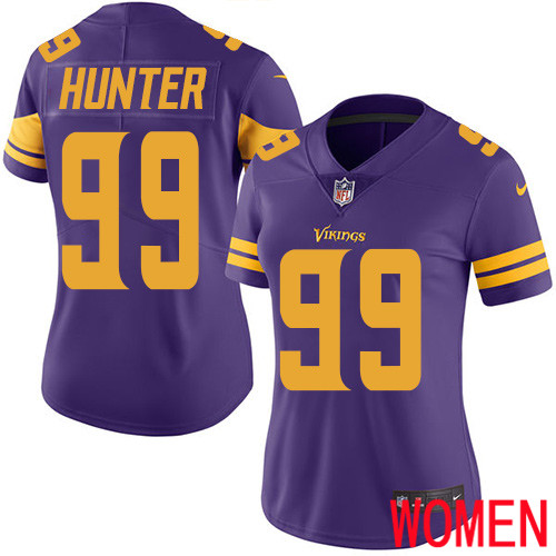 Minnesota Vikings 99 Limited Danielle Hunter Purple Nike NFL Women Jersey Rush Vapor Untouchable